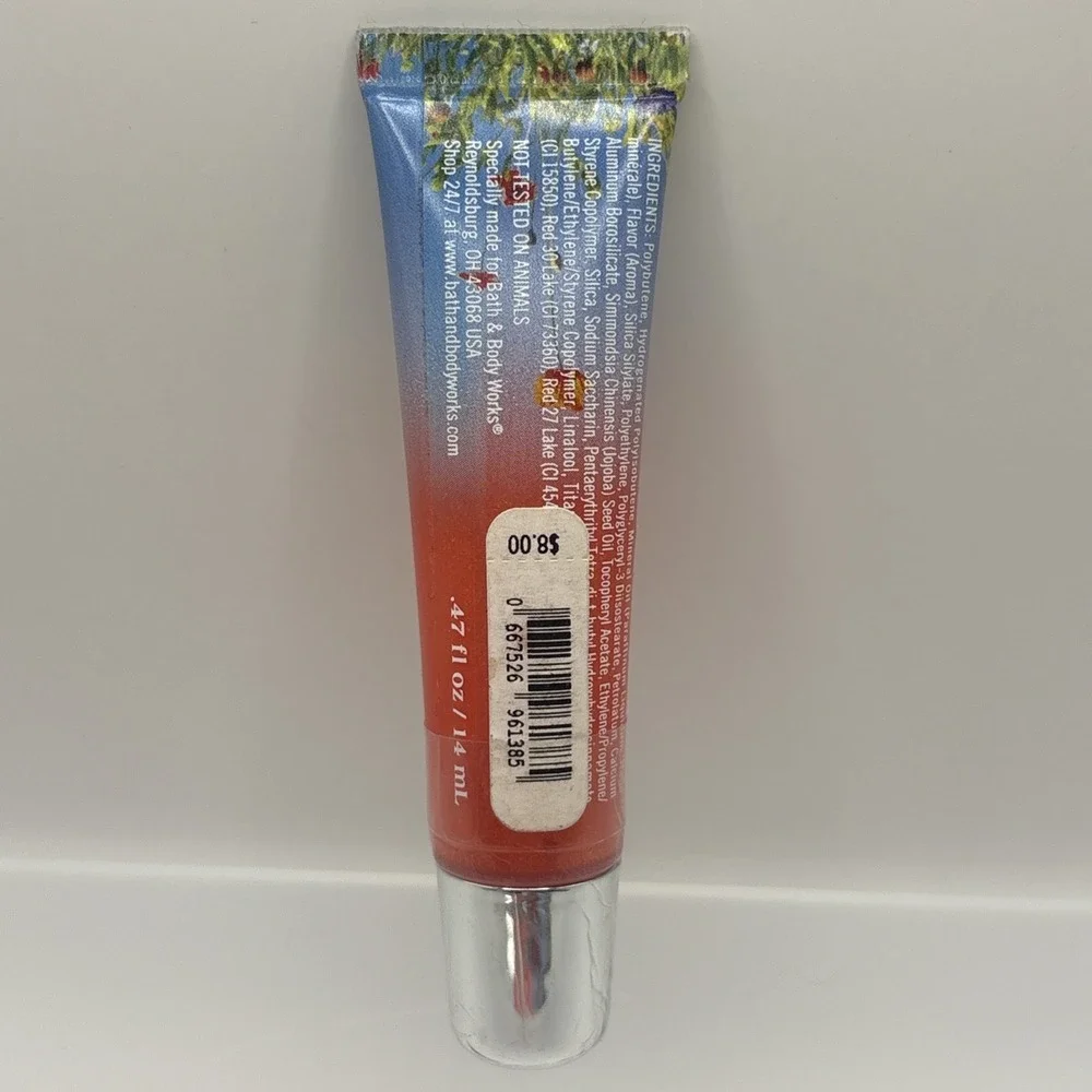 Bath & Body‎ Works Liplicious Country Chic Peach Jelly Lip Gloss Sealed 0.47 Oz